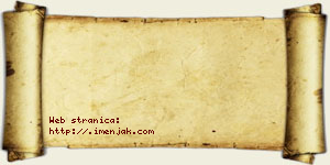 Bojan Roglić vizit kartica